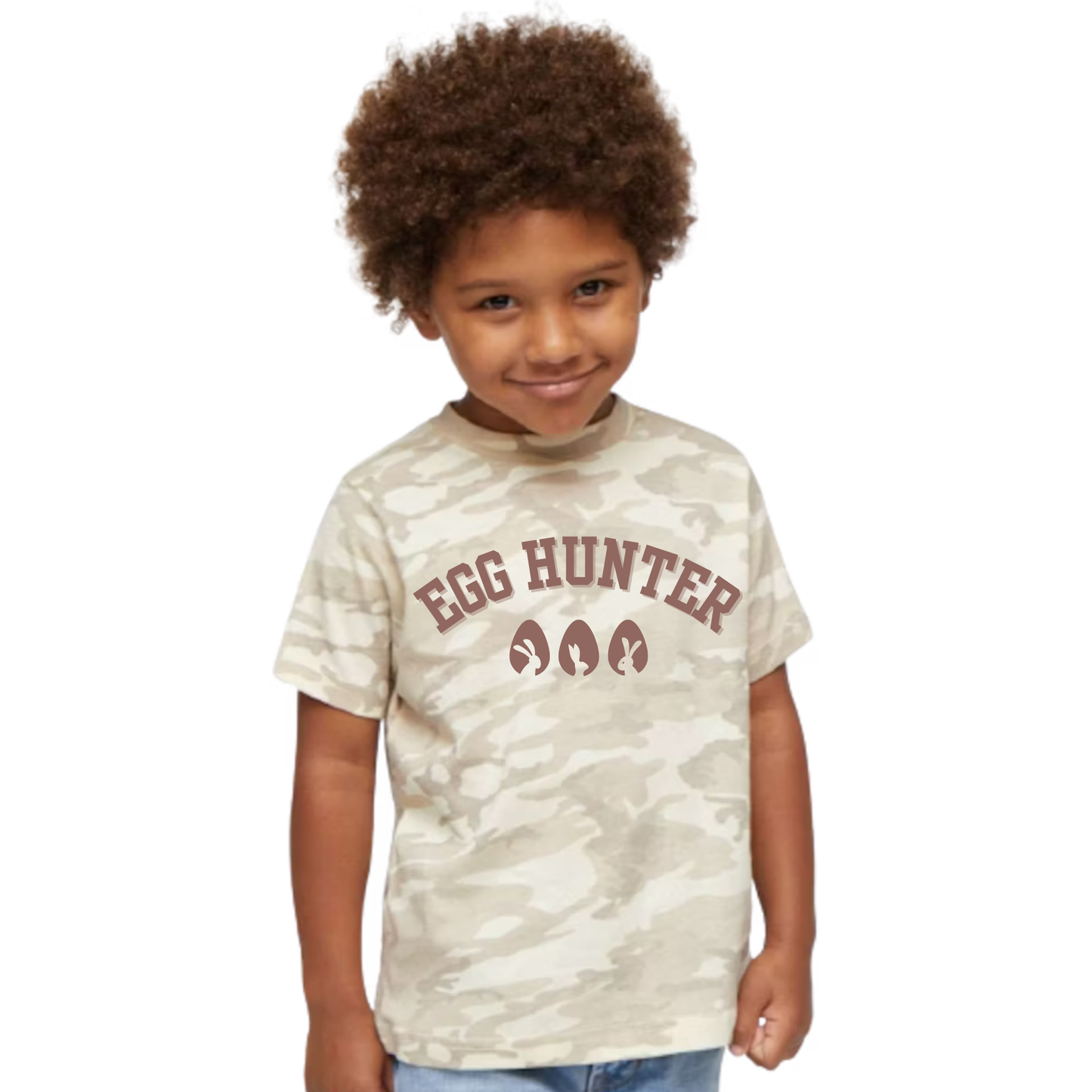 Egg Hunter Camouflage kids shirt