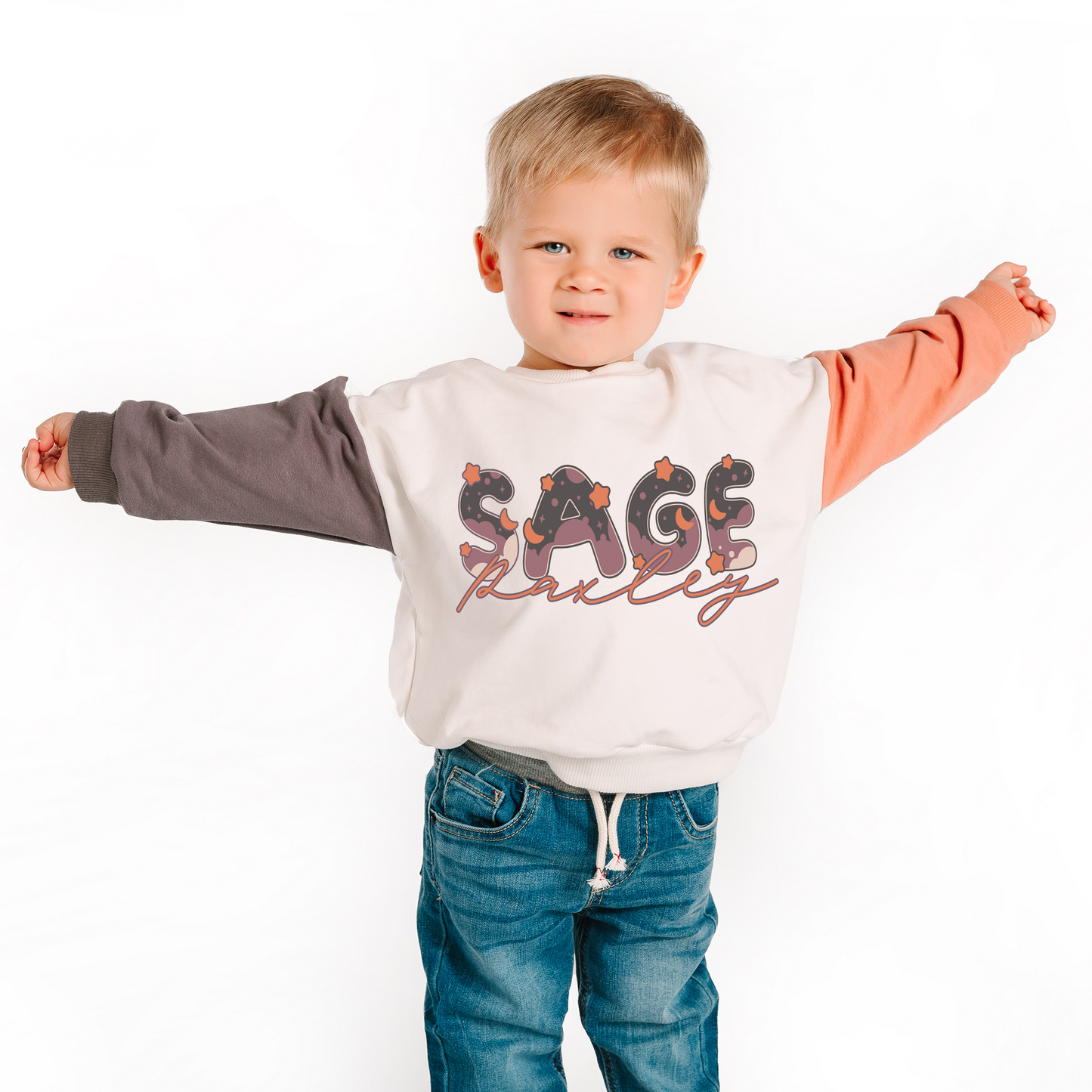 Personalized space crew orange