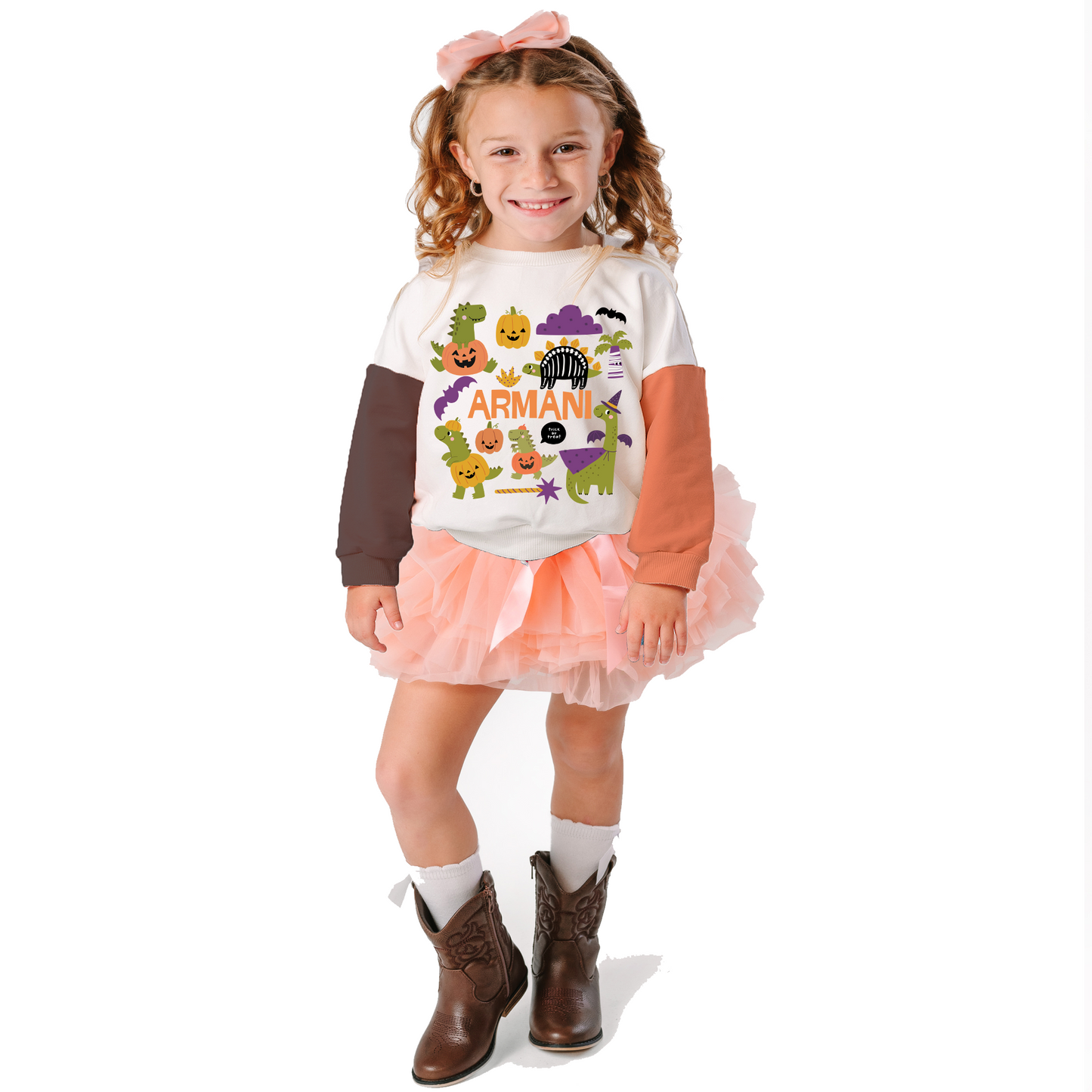 Personalized Halloween Dinosaurs Sweatshirt