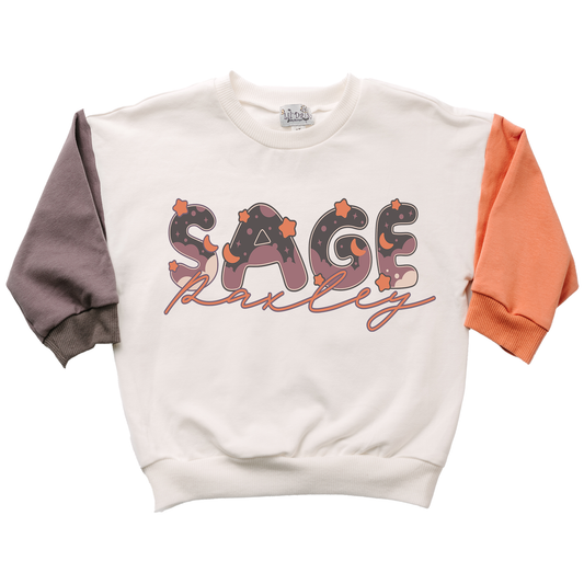 Personalized space crew orange