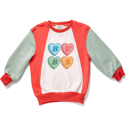 Bugs Valentine candy sweatshirt