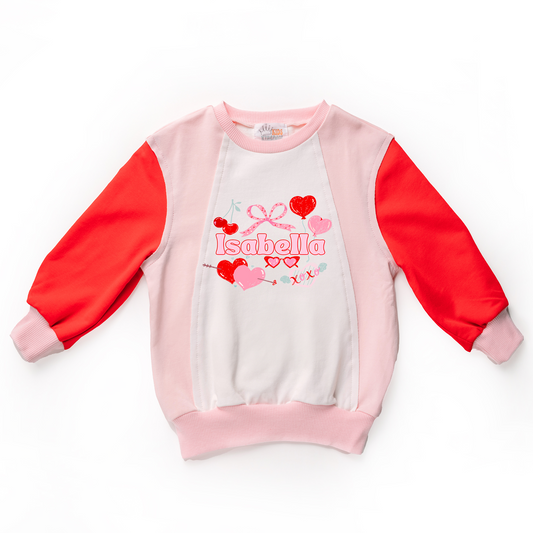 Bows and Hearts sweatshirt