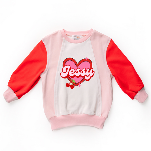 Retro love sweatshirt