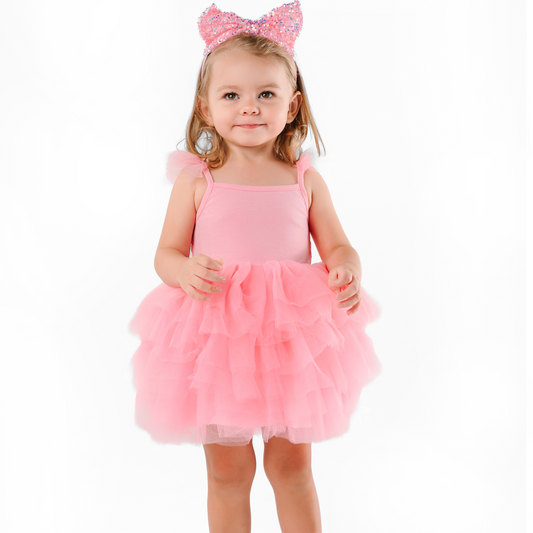 Pink Tutu Dress and headband